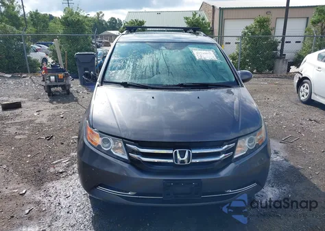 2017 Honda Odyssey Ex-L from USA, damaged, VIN 5FNRL5H65HB001517